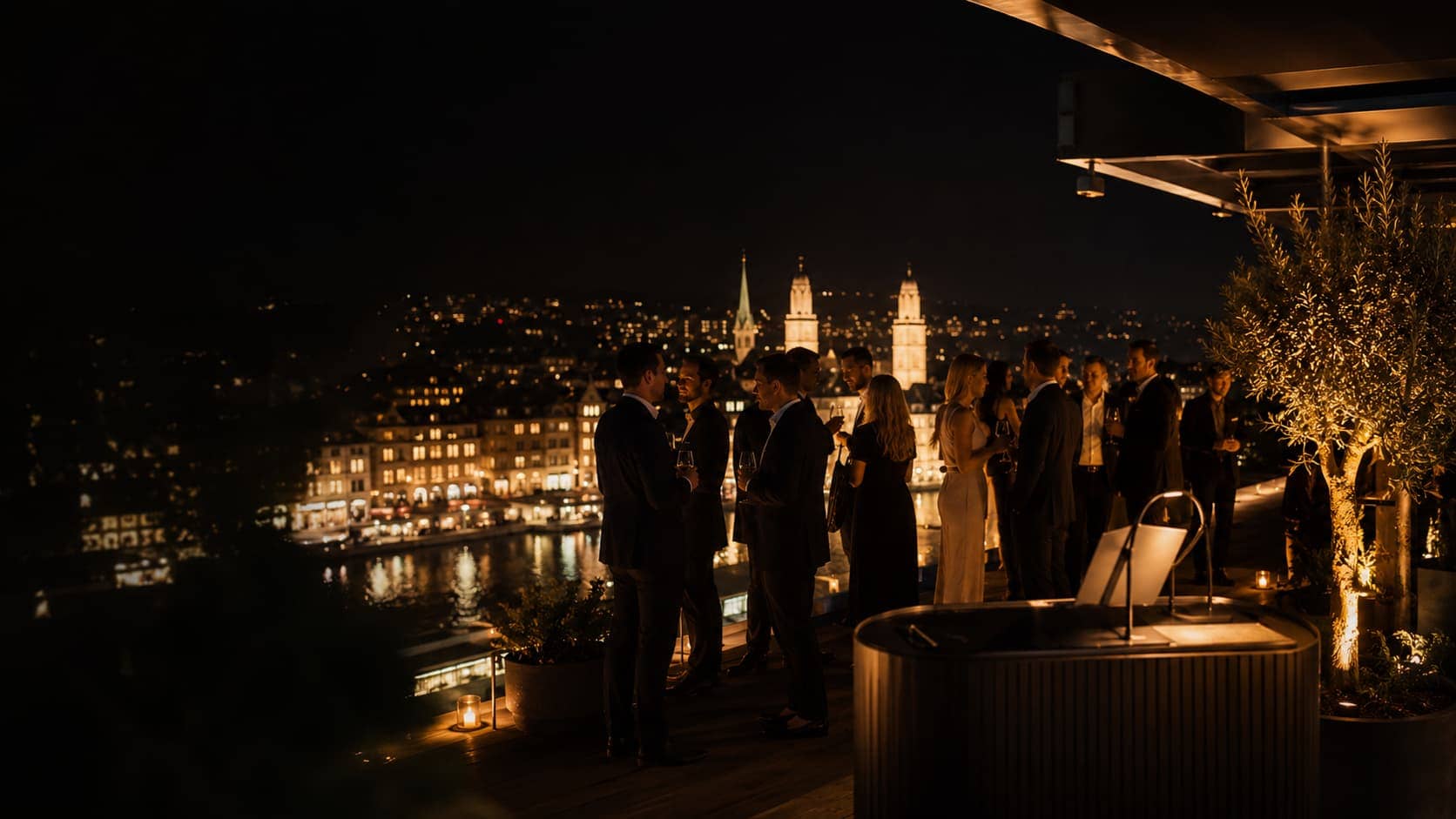DJ Fedja performing at a corporate event in Zurich